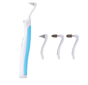 1 set 3 têtes Blanchiment Des Dents Sonic Vibration LED Lumière Ramasser Dentaire Stain Eraser dentiste outil Kit enlever le tartre gencives massage S37