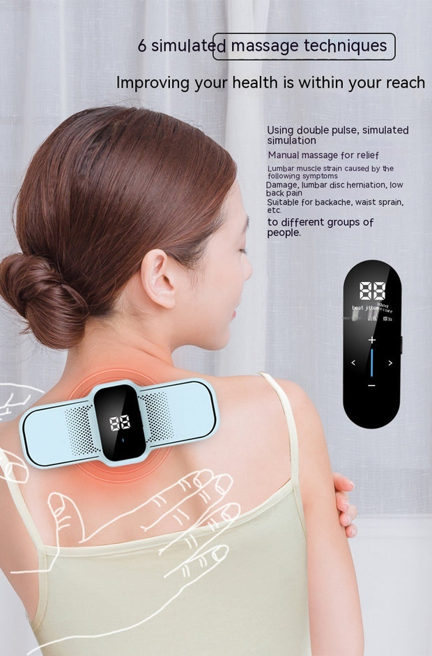 Multifunctional Pulse Heating Micro Current Mini Portable Shoulder And Neck Neck Massager