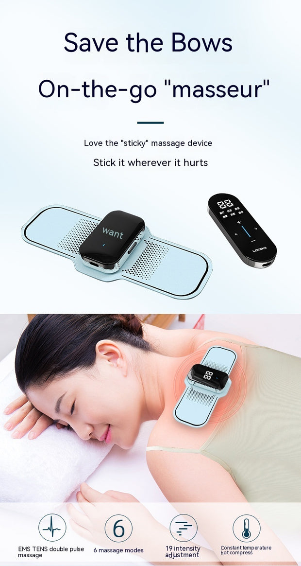 Multifunctional Pulse Heating Micro Current Mini Portable Shoulder And Neck Neck Massager