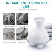 Electric Massager Wireless Waterproof Shoulder And Neck Deep Tissue Kneading Massage