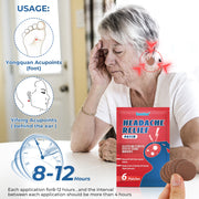 Headache Relief Pain Relieving Plaster