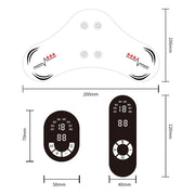 EMS Massage Pad Micro-current Intelligent Remote Control Heating Massage Instrument